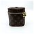 Louis Vuitton Nice Vanity Case Monogram Canvas Mini Castaño - vista 3