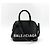 Balenciaga Logo Ville Leather Medium Nero - vista 2
