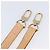 Correa de hombro ajustable de cuero Louis Vuitton 30mm Beige - vista 7