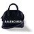 Balenciaga Logo Ville Leather XXS Nero