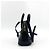 Balenciaga Logo Ville Leather XXS Nero - vista 4