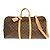 Louis Vuitton Keepall Bandouliere Monogram Canvas 55 Marrone