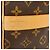 Louis Vuitton Keepall Bandouliere Monogram Canvas 55 Marrone - vista 4
