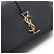 Autre Marque Borsa a tracolla in pelle nera Yves Saint Laurent Paris Universite Nero - vista 10