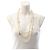 Collar Coco Mark 12C de Chanel Blanco Dorado - vista 5
