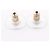 Chanel C25S Coco Mark Heart Ohrringe Silber - Ansicht 6