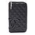 Portafoglio lungo rotondo Chanel Cambon Line Nero