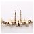 Chanel Coco Mark vergoldete Stecker-Ohrringe Golden - Ansicht 6