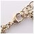 Pulseira Charm Coco Mark da Chanel Rosa Branco Dourado - vista 4