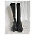 Prada Black Leather Knee-High Boots - view 4