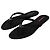 Chanclas de goma negra con logo de placa de Prada Negro