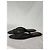 Chanclas de goma negra con logo de placa de Prada Negro - vista 3
