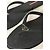 Chanclas de goma negra con logo de placa de Prada Negro - vista 4