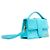 Jacquemus Le Grand Bambino Flap in pelle lunga Turchese