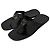 Infradito in tessuto nero Gucci con logo GG intrecciato