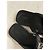 Infradito in tessuto nero Gucci con logo GG intrecciato - vista 6