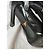 Prada Biker-Stiefeletten mit Plateau aus schwarzem Leder - Ansicht 12