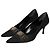 Gucci GG Monogramm-Canvas-Pumps mit Web-Detail Schwarz