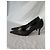 Gucci GG Monogramm-Canvas-Pumps mit Web-Detail Schwarz - Ansicht 3