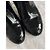 Botines de puntera reforzada en piel charol negra Chanel Negro - vista 4