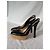 Prada Black Leather S/S 2009 Runway Heels Pointed Toe Platform Slingback - view 3