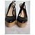 Prada Black Leather S/S 2009 Runway Heels Pointed Toe Platform Slingback - view 5