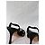 Décolleté Slingback in raso nero Manolo Blahnik - vista 10