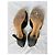 Décolleté Slingback in raso nero Manolo Blahnik - vista 11