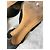 Décolleté Slingback in raso nero Manolo Blahnik - vista 12