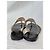 Sandali thong Gucci Double GG Marmont Beige Nero D'oro - vista 6