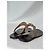 Sandali thong Gucci Double GG Marmont Beige Nero D'oro - vista 7