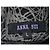Abrigo de lana Anna Sui estampado abstracto Negro Blanco Gris - vista 5