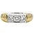 Christian Dior Ehering aus Platin und Gold Silber Golden - Ansicht 3