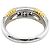 Christian Dior Ehering aus Platin und Gold Silber Golden - Ansicht 5