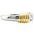 Christian Dior Ehering aus Platin und Gold Silber Golden - Ansicht 6
