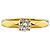 Anello solitario Boucheron Facette in oro giallo 18K D'oro - vista 3