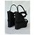 Sandali compensati in tessuto nero Christian Dior - vista 11