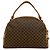 Céline Celine Vintage Macadam Blazon Pattern Triomphe Handbag Brown - view 3
