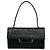 Borsa a spalla media in pelle embossed Gancini Salvatore Ferragamo Nero