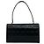 Borsa a spalla media in pelle embossed Gancini Salvatore Ferragamo Nero - vista 3