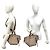 Loewe Hammock Compact Anagram Logo Leder 2-Wege Schultertasche Beige - Ansicht 2