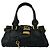 Bolso de mano de piel Chloé Paddington Logo Hardware Negro