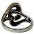 Autre Marque Anillo Tiffany Double Heart Combination Plata Dorado - vista 6