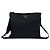 Borsa a spalla in nylon con logo Triangle Prada Nero