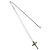 Autre Marque Collana Croce Tiffany Signature Argento D'oro
