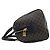 16 Céline Celine Vintage Macadam Mini Boston Bag aus Leder mit Blazon-Logo-Muster Braun Schwarz - Ansicht 5