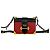 Prada Cahier Mini-Schultertasche aus Leder mit Logo-Hardware Schwarz Rot Golden