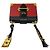 Prada Cahier Mini-Schultertasche aus Leder mit Logo-Hardware Schwarz Rot Golden - Ansicht 4