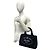 Prada Canapa Triangle Logo Hardware Canvas Tote Black - view 2