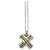 Autre Marque Collana Croce Tiffany Signature Argento D'oro - vista 4